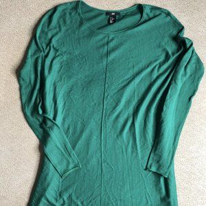 H&M Emerald Green T-shirt Dress